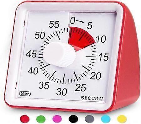 60-Minute Visual Timer, Silent Timer for Kids and Adults