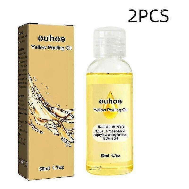 2 قطعة زيت تقشير أبيض لامع مقشر عميق