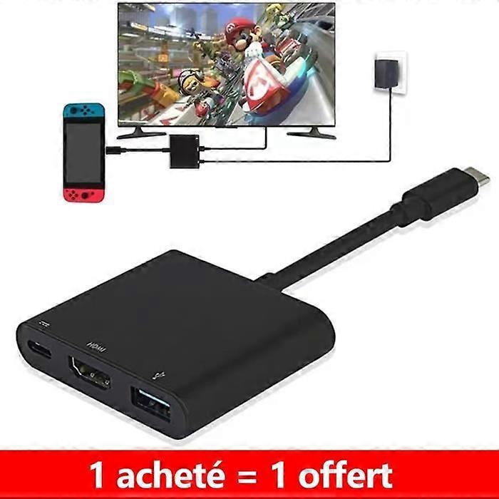 HDMI Adapter - Nintendo - Switch - 4K 1080P - USB Type C - HDMI Connectivity