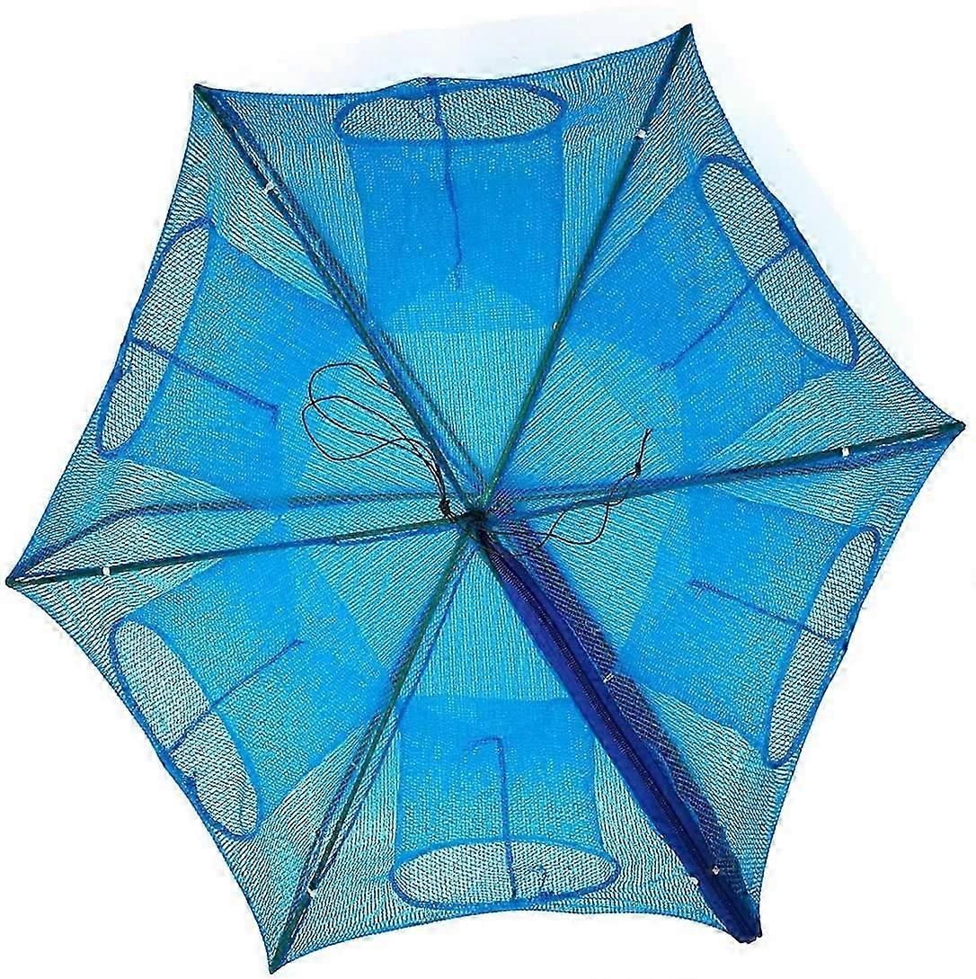 Bait trap foldable fish small fish crab crayfish shrimp net sink foldable easy hexagonal 6 holes