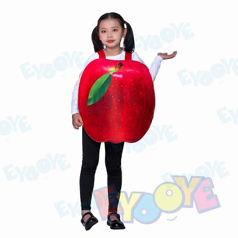 Deep Purple# Kids Adults Strawberry, Watermelon, Kiwi, Orange, Peach, Apple, Pineapple Lots of Fruits Cosplay Halloween Carnival Costumes