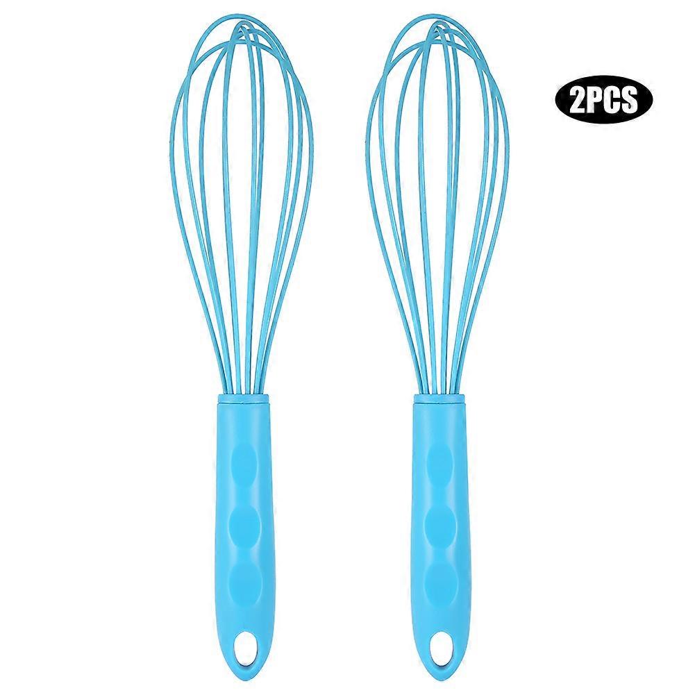 2pcs ABS Home Kitchen Manual Handheld Egg Blender Mixer Beater Cooking Tool