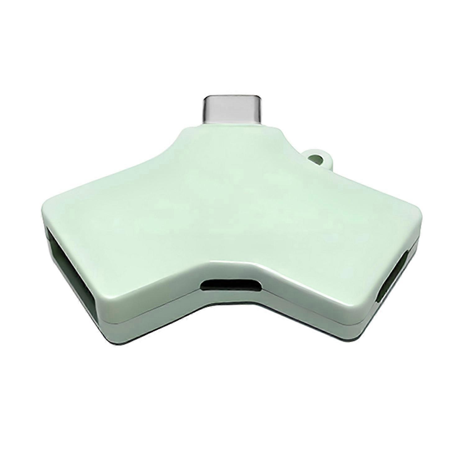 Type-C Multi Function Hub USB 3.0 8Pin Type-C Port Data Transfer Charging Adapter