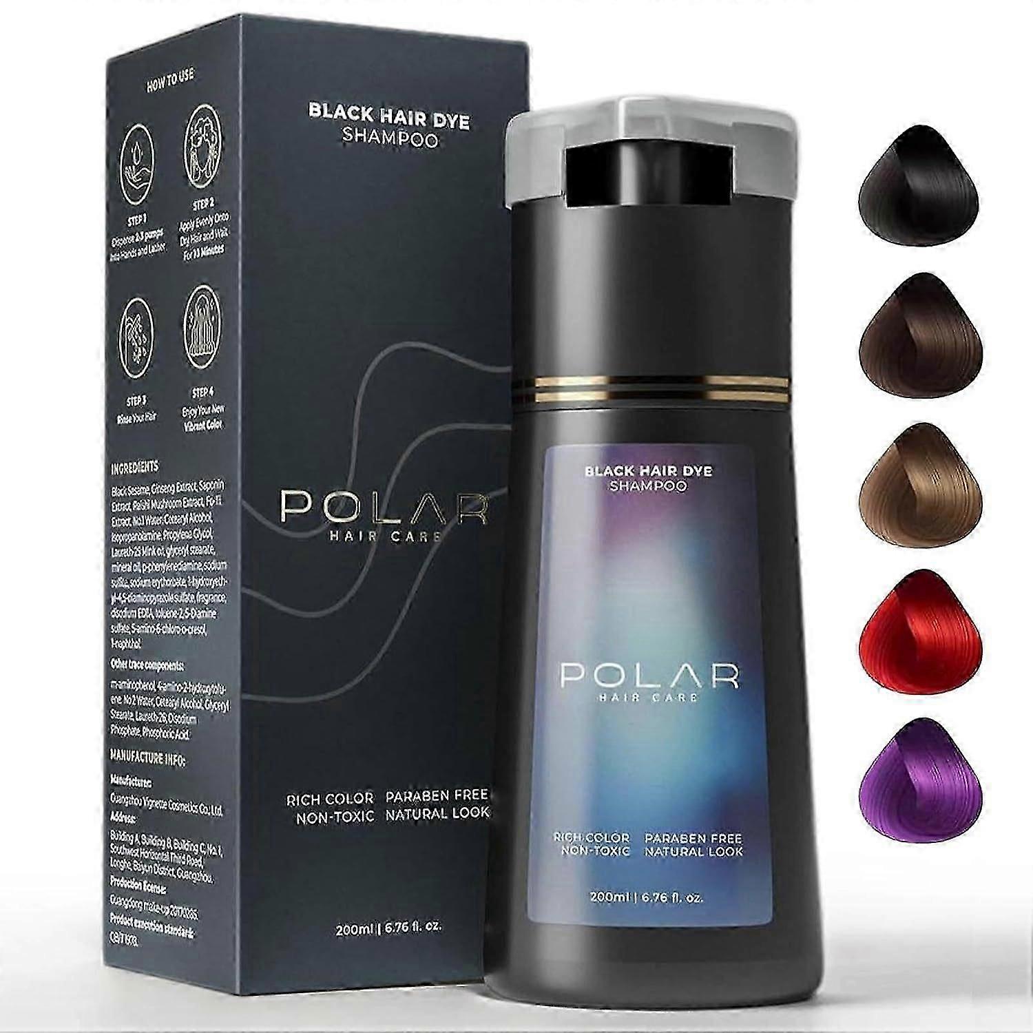 Shampooing colorant pour cheveux,Soins capillaires,Shampooing colorant pour cheveux,Shampooing colorant pour cheveux instantané 3 en 1,Shampooing colorant instantané pour soins capillaires,Shampooing colorant pour cheveux pour la couverture des cheveux