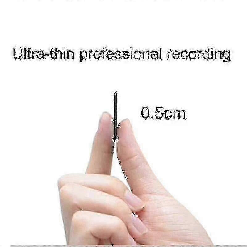 Ultra-sottile Professional Sound Digtal Recorder 32gb Portatile Mini Voice Activated Dictaphone Hd Noise Reduce Recording Mp3 Player