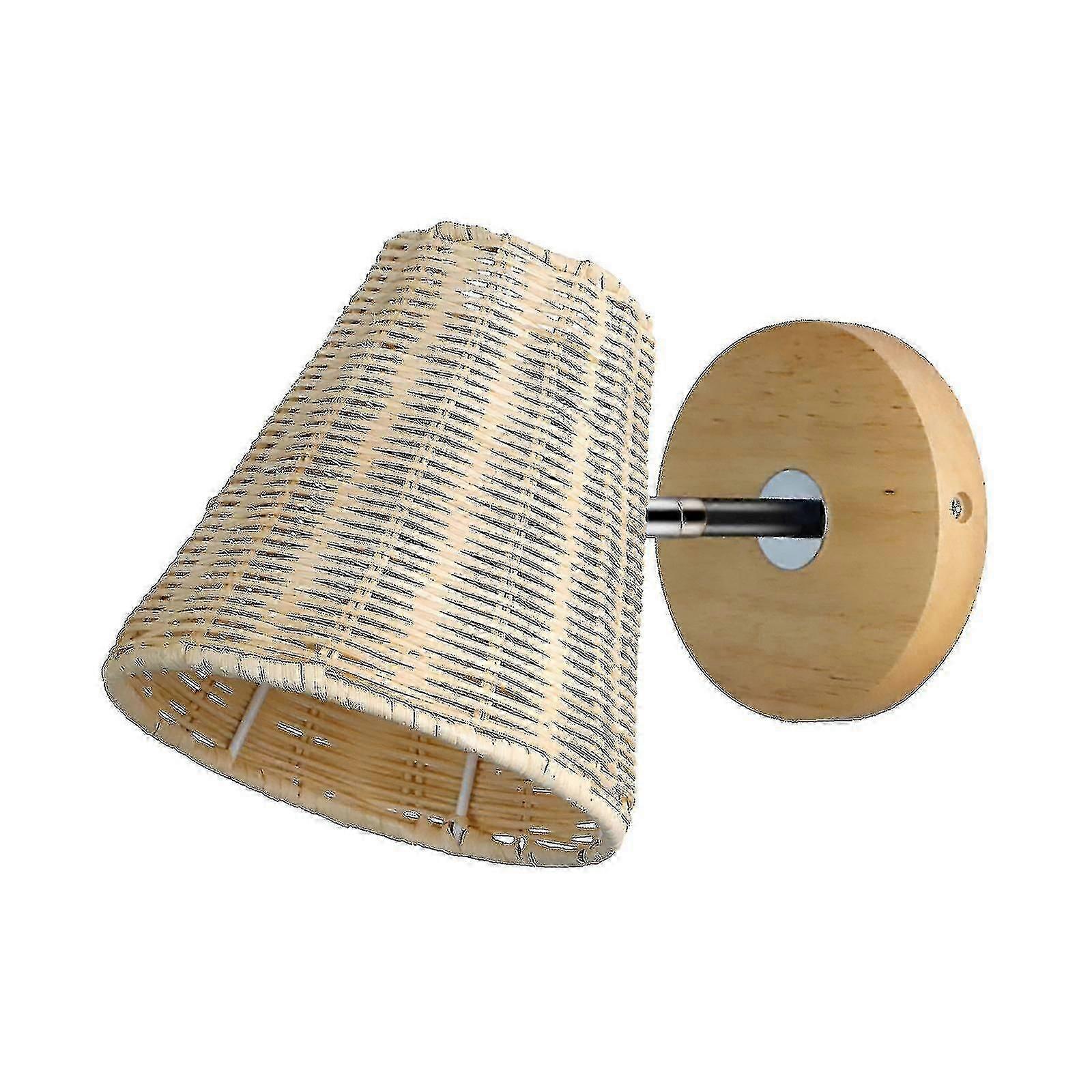 Shanghai Yangxin Rattan Wall Sconce Wall Mounted Wall Lamp Bedside Lamp For Hallway