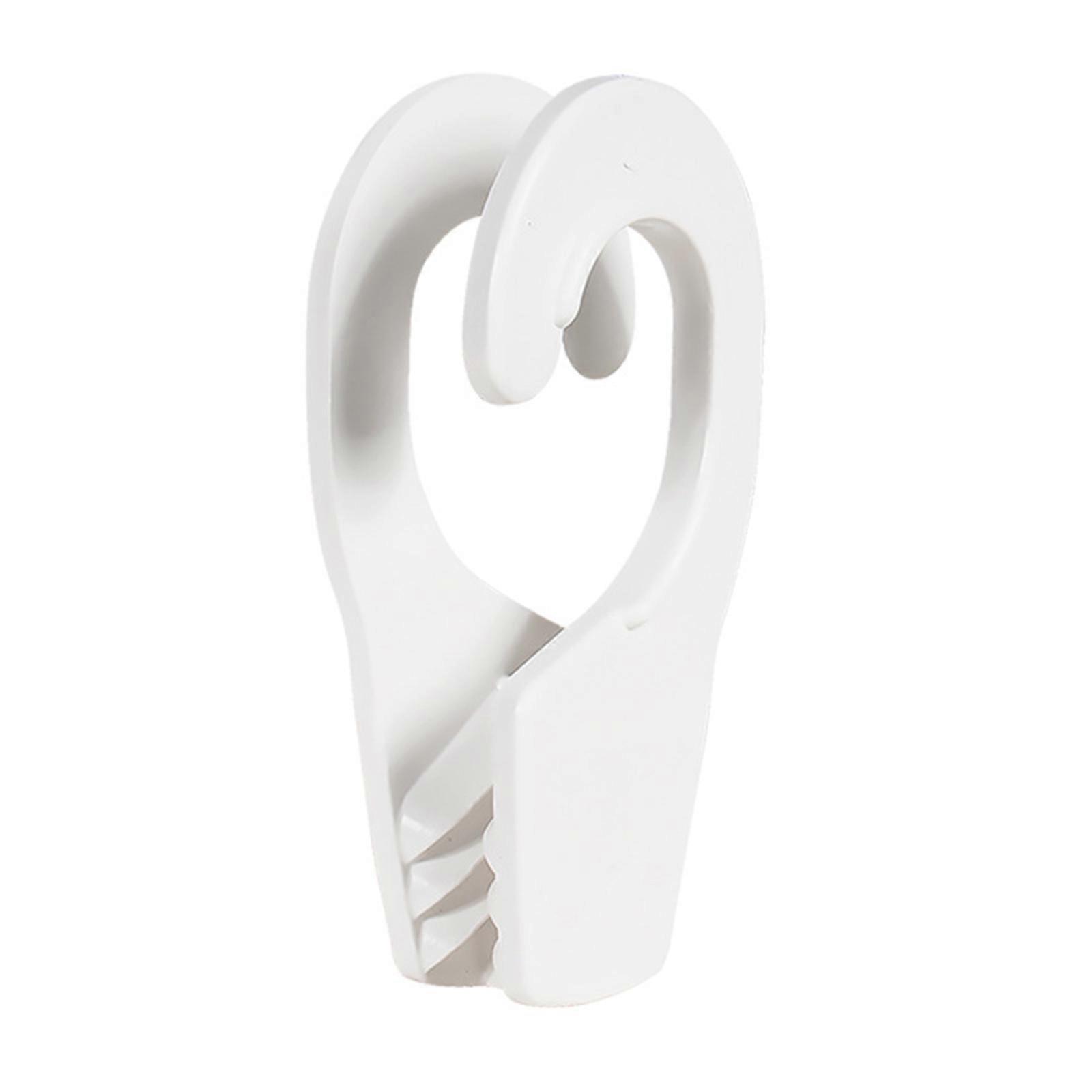 Boats Rail Fenders Hangers Mudguard Hooks Sail Fenders Hanger Hook Anti Collision Quick Adjustable Hook Easy to Use White 32mm