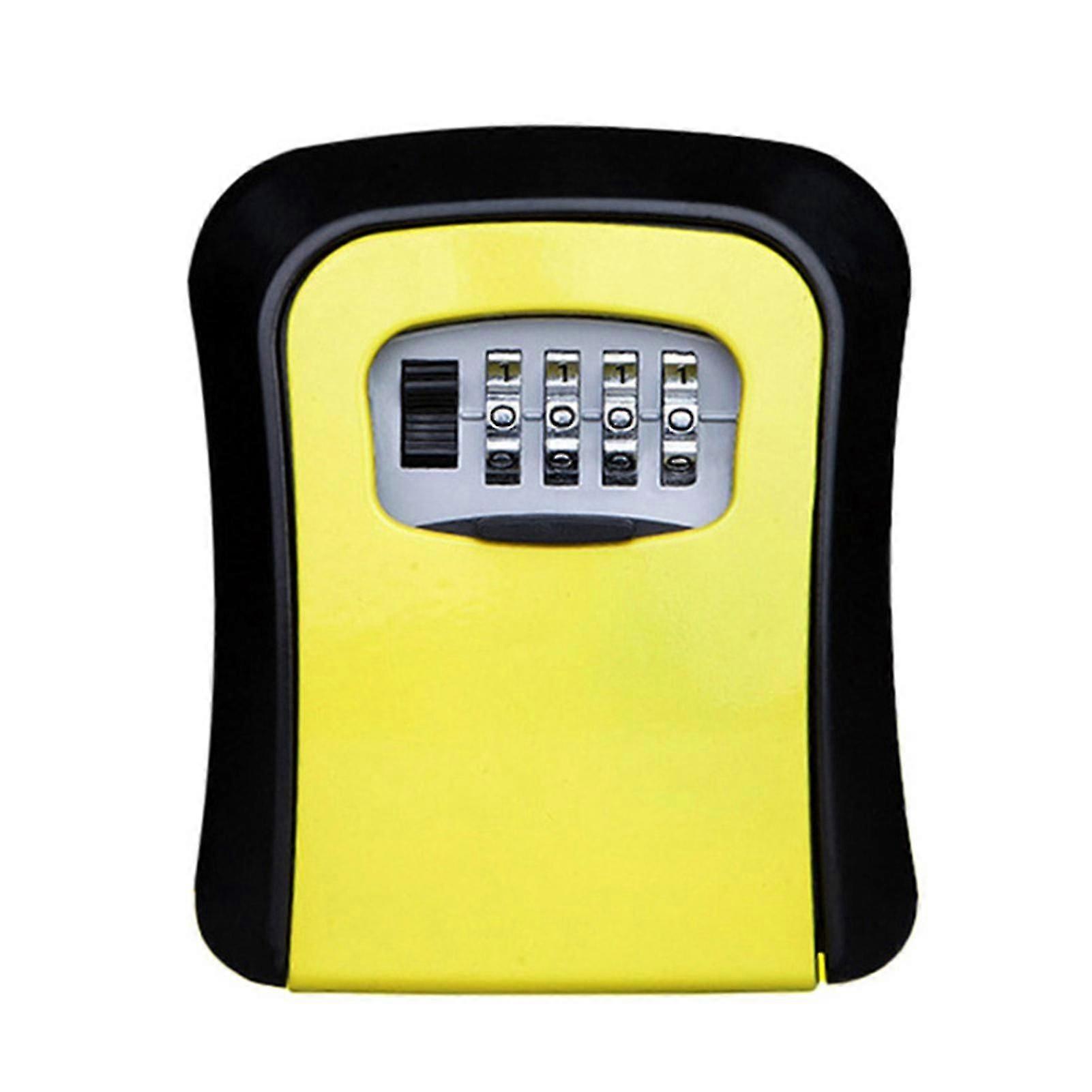Key Storage Lock Box Safe Security Storage Combination Wall Mount Lock Box For Outside Garage