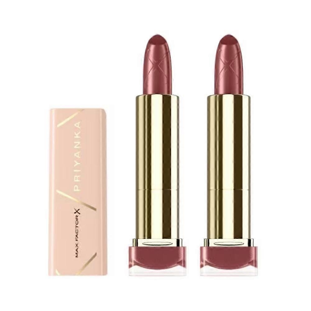 2 x Max Factor Colour Elixir Priyanka Lipstick - 022 Cool Copper
