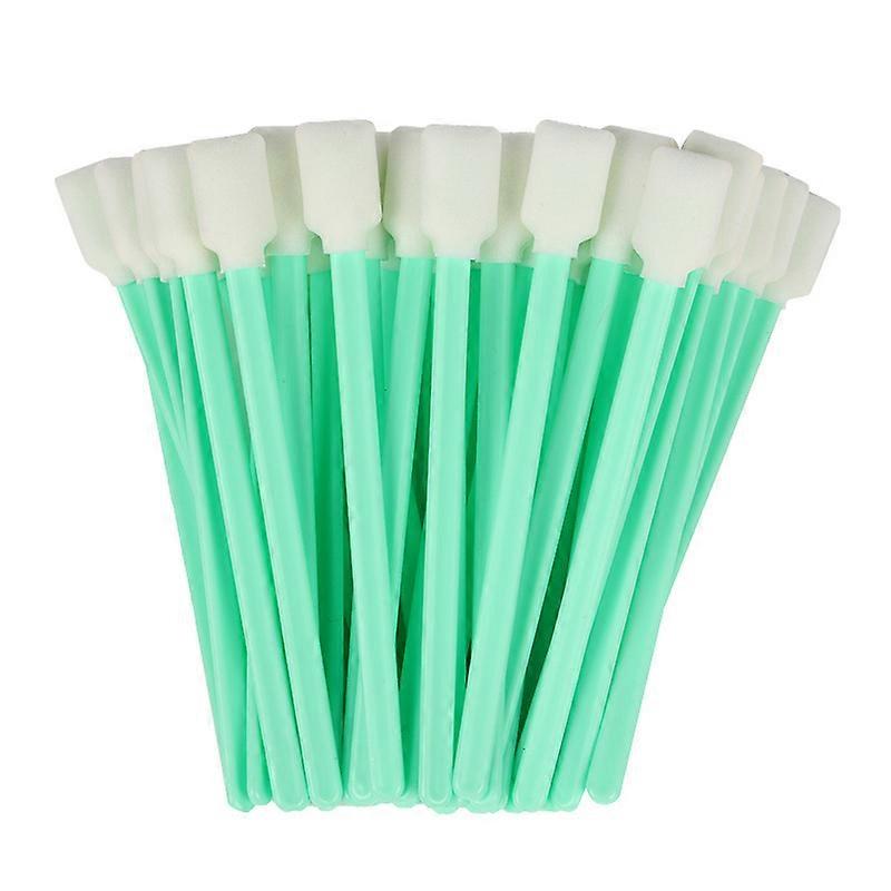 100pcs Cleaning Swabs Foam Tips Sponge Stick For Inkjet Printer Optical Equipments