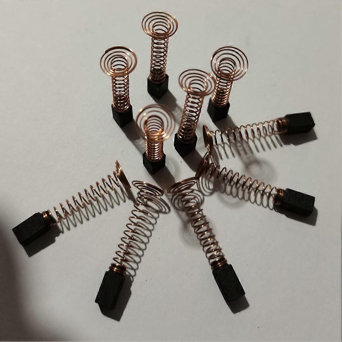 10Pcs Carbon Brush Motor for 3000 200 Brush Repairing Part for Electric Rotary Motor Tools