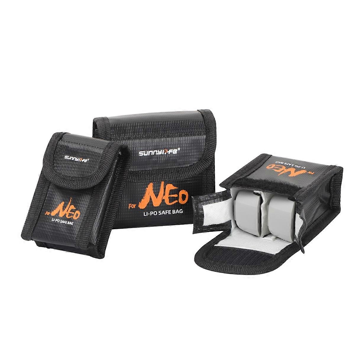 SUNNYLIFE Li-Po Battery Safe Bag for DJI Fireproof Explosion-Proof,B