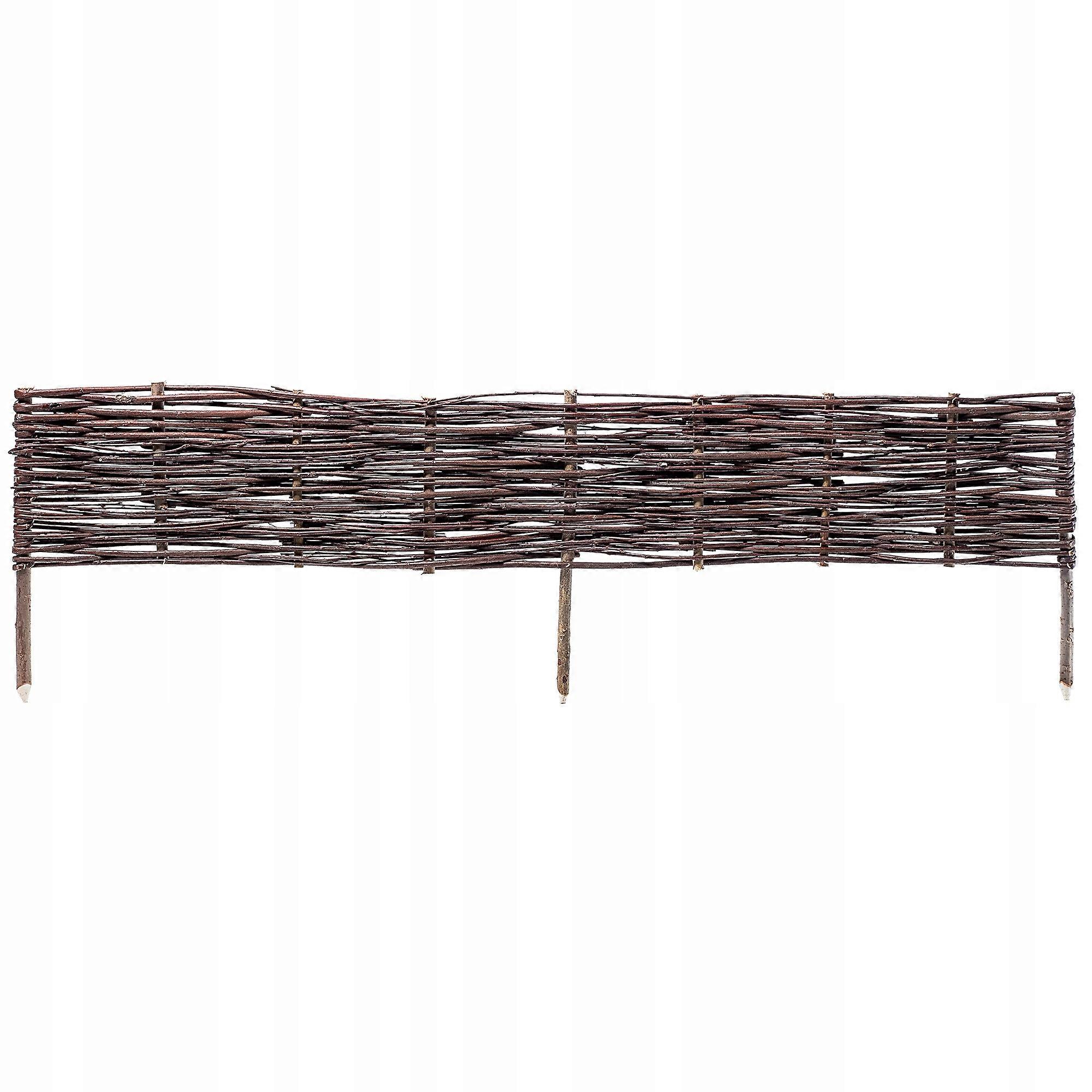 KADAX Palisádový proutěný plot 120x40cm plotový lem