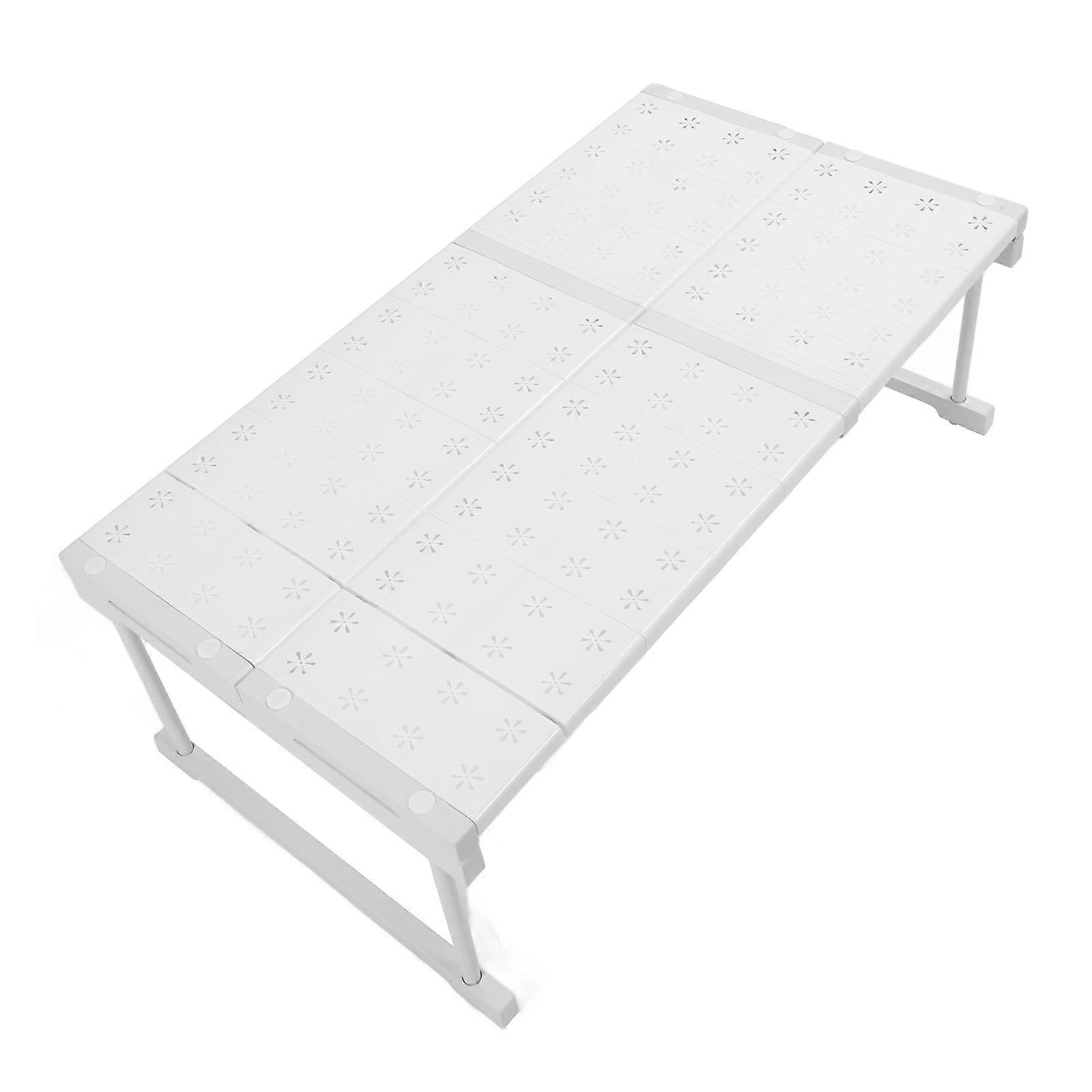 Expandable Cabinet Shelf 48cm Width, Load 20KG, Stackable Organizer