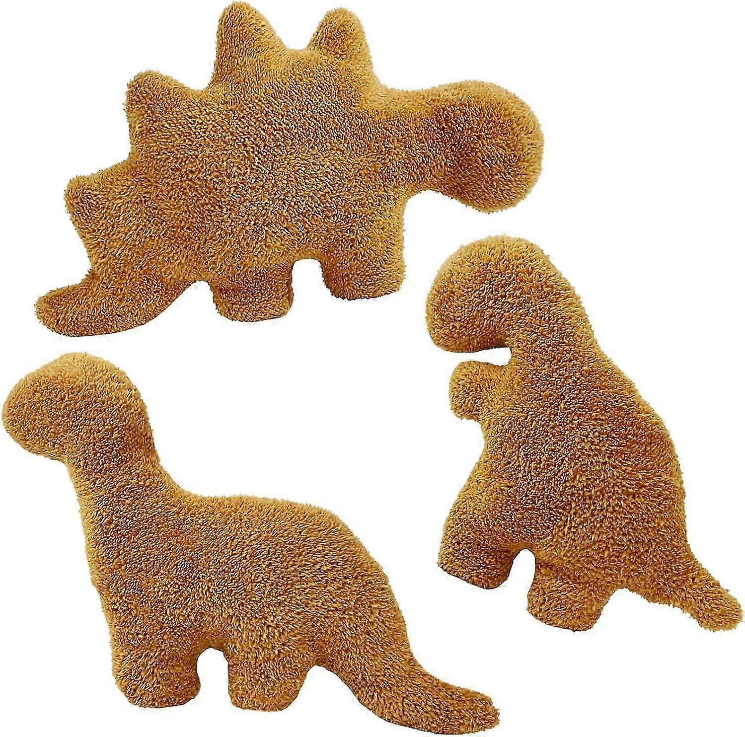 Pelúcia Nugget de Frango e Peixe, Almofada de Nuggets de Frango com Peixe Macio Dourado de 13 polegadas para Presentes de Aniversário, Decorações de Festa Temática - HZ