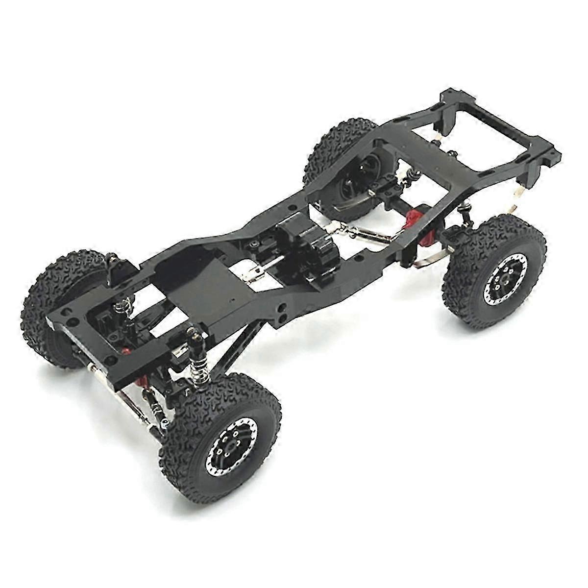 Til MN 1/12 MN82 LC79 RC bil reservedele Metal opgradering Carframe modifikation chassis ramme kit Blac