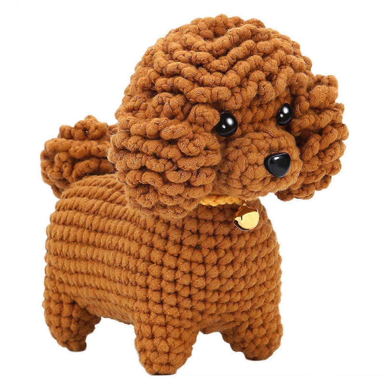 Complete Crochet Animal Kit Step-by-Step Beginner-friendly Easy-Spin Yarn Crochet Set Tutorials Easy Yarn Crochet Hook