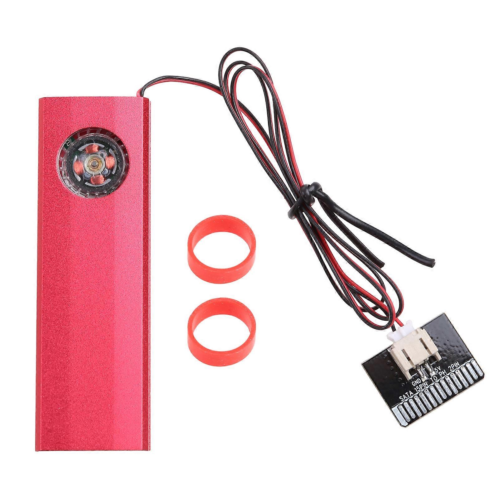 for M.2 SSD NVMe Heatsink Cooler M2 2280 Solid State Hard Disk Radiator for M.2 NVME NGFF Aluminum Heat Sink Cooling The  red