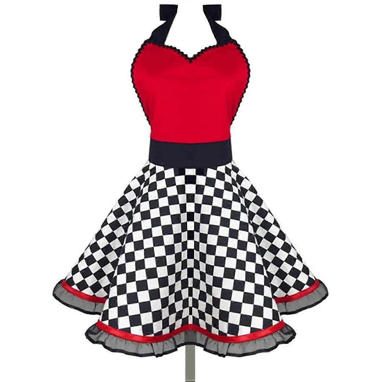 Retro Vintage Aprons for Cooking Kitchen Plus Size