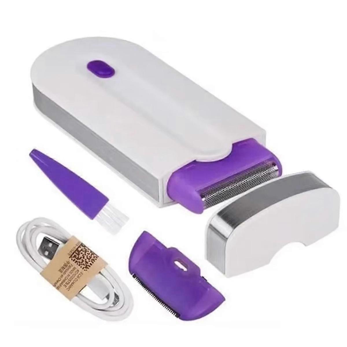 Women's USB Rechargeable Epilator for Face/Leg/Bikini Hair Removal