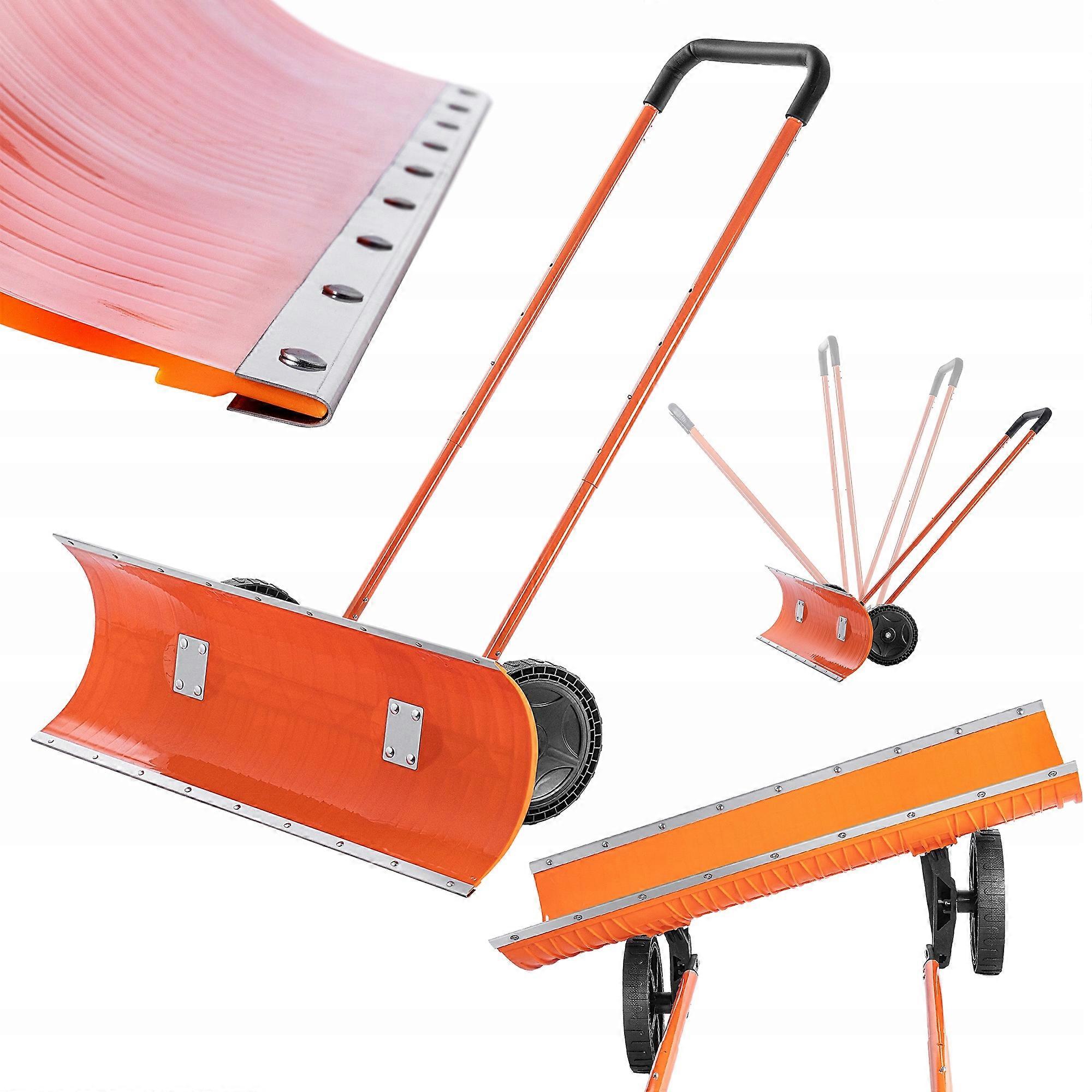 KADAX Plog Snöskyffel Snöslunga Skrapa På Hjul Stark 95cm