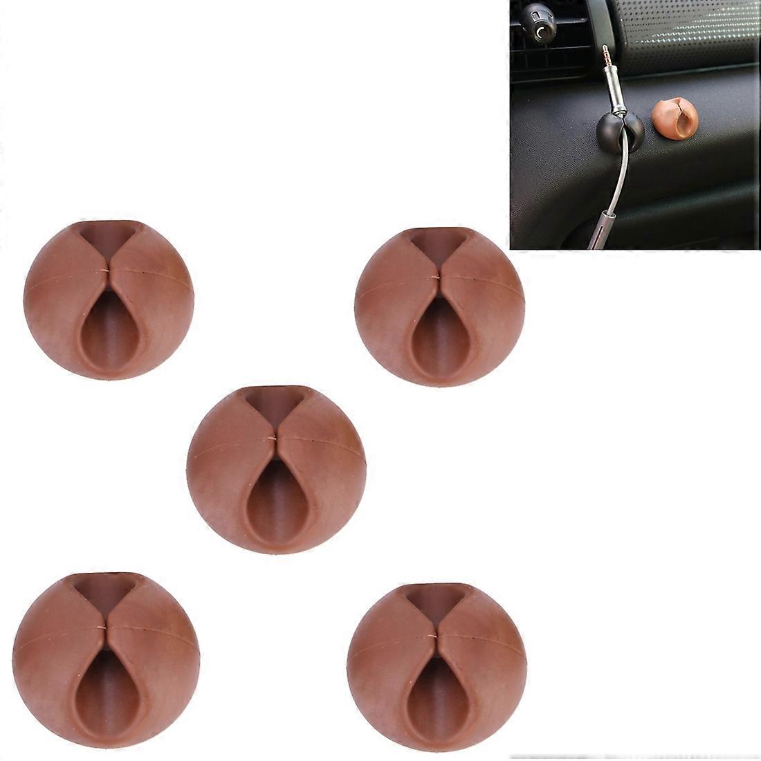 5 PCS Single Cable Clips, Cable Management System and Cord Organizer Solution