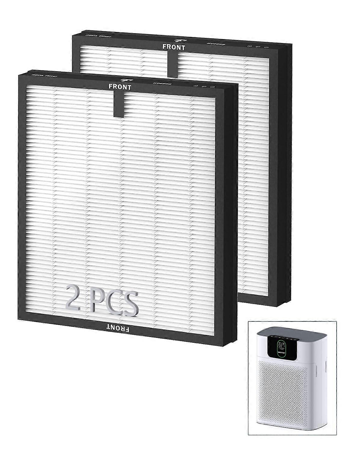 HY4866 Replacement Filter Original 2-Pack Four-Layer High-Efficiency True HEPA Purification For HY4866 Air Purifier