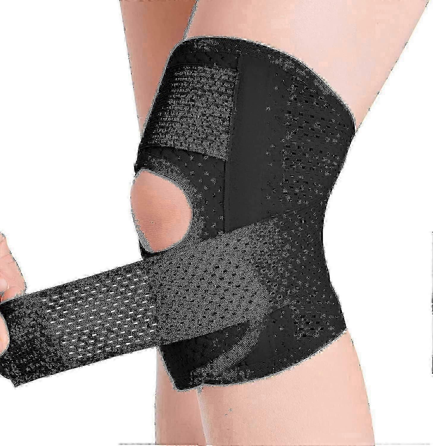 Lievittää polvikipua: Hengittävä säädettävä polvituki sivuvakaimilla nivelkierukan repeämään, ACL:ään, MCL:ään ja niveltulehdukseen