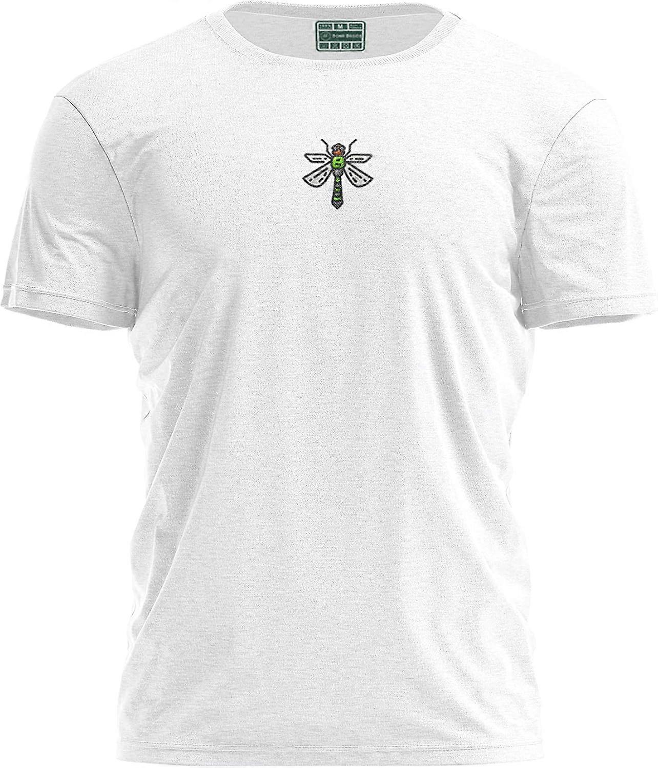 YC-Unisex White Crewneck Cotton T-Shirt: High-Stitch Density, Durable, Minimalist