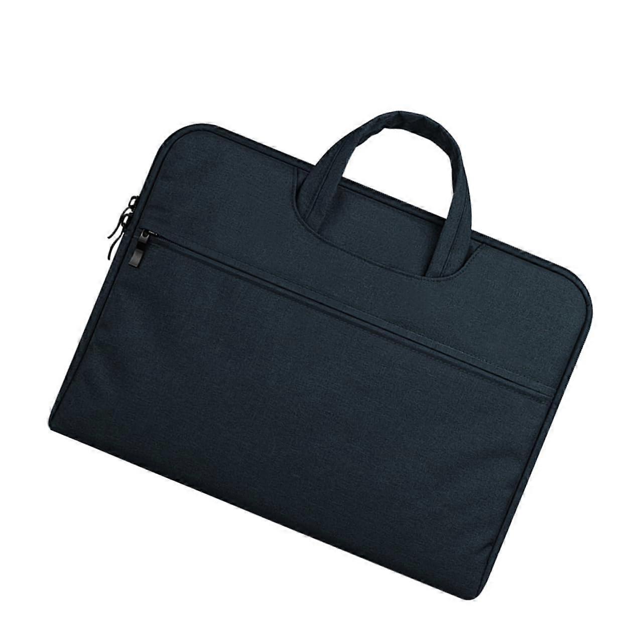 Laptop Pouch Bag 15 Inch Navy Compact Computer Tote Briefcase For Business And Notebook Storage