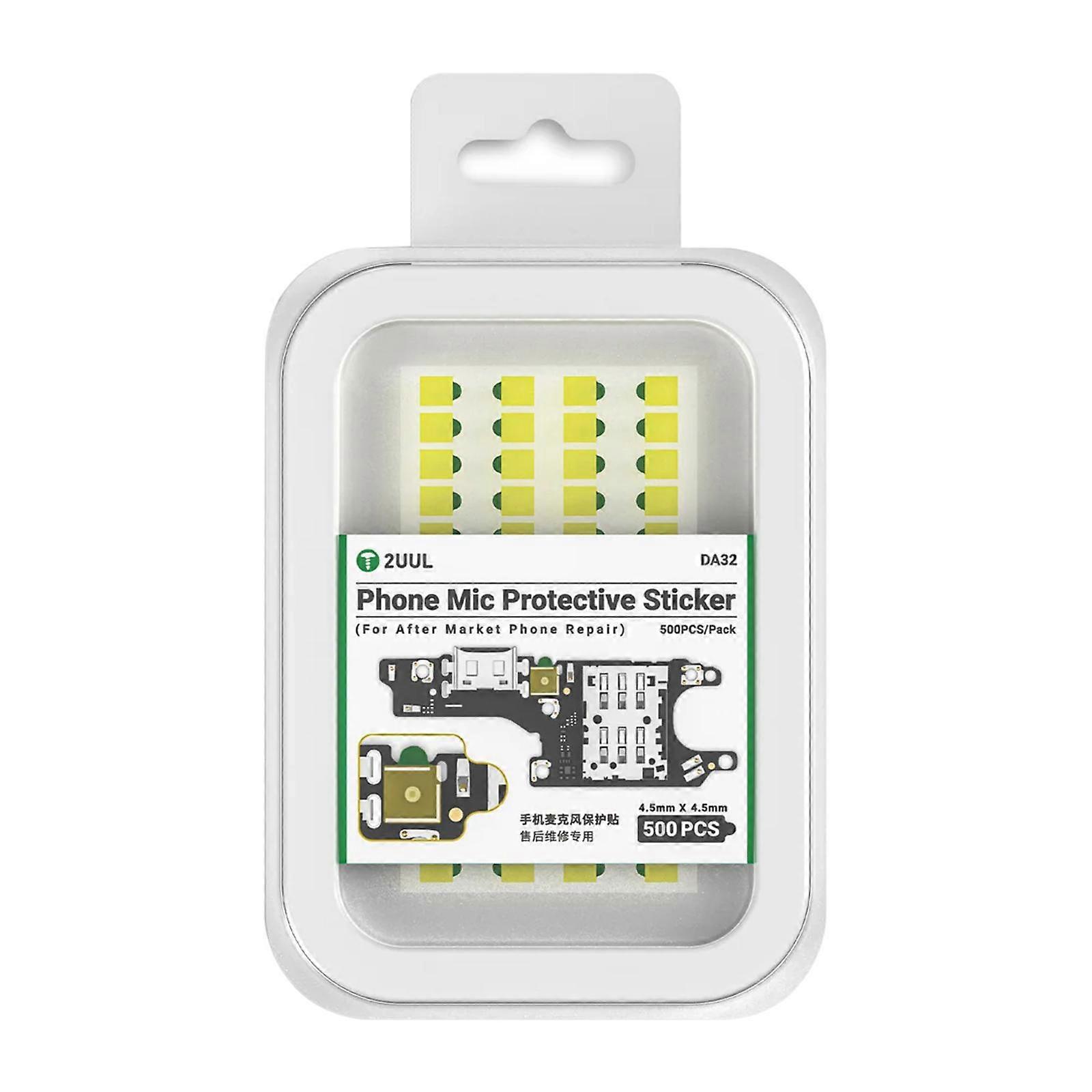 2UUL DA32 500 in 1 Phone Mic Protective Sticker
