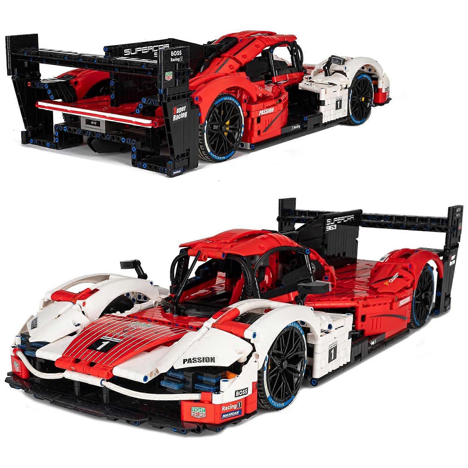 PRO 963 Supercar Building Kit - 3460PCs 1:8 Scale Technic Model with Working Gearbox & Steering, Collector's Edition for Adults & Teens 16+