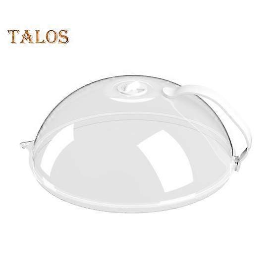 Microwave Splash Cover Heat-Resistant Splatter Cover BPA-Free Transparent Lid with Adjustable Vent & Cool-Touch Handles Anti-Splash Food Protector