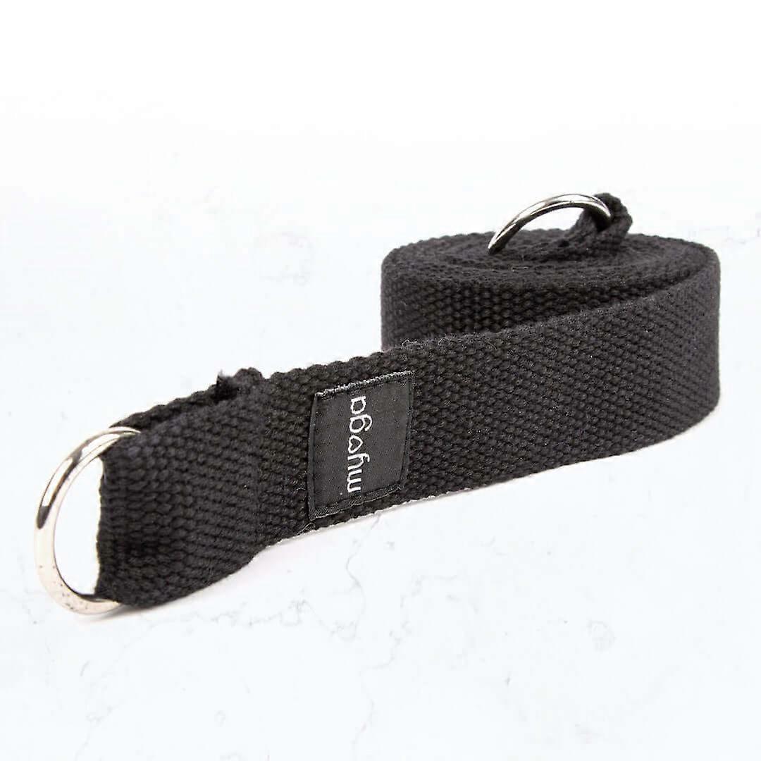 Pasek do jogi myga 2 w 1 - czarny