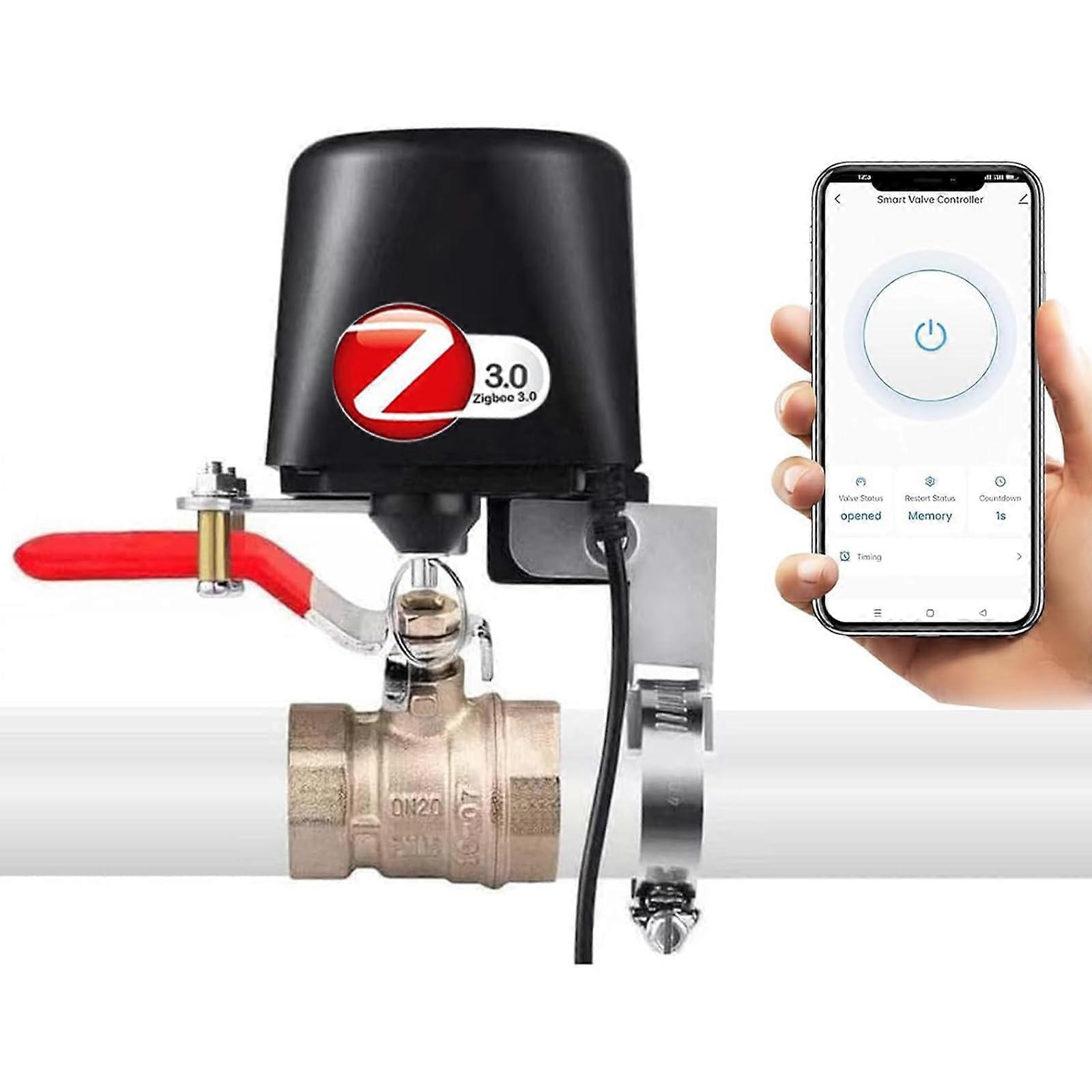 Zigbee vannventil, Tuya Smart ventil lukker, automatisk kulevenvanningstimer, sprinklerkontroller