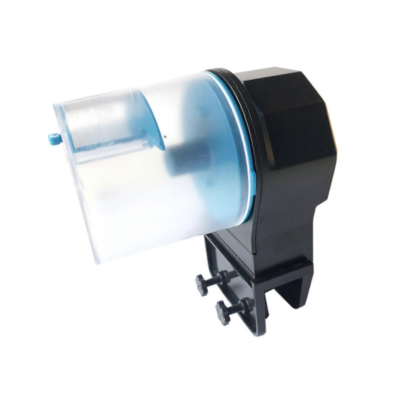 Automatic Fish Feeder With Adjustable Food Control Function Perfect For Home Aquariums And Office Fishtanks Use