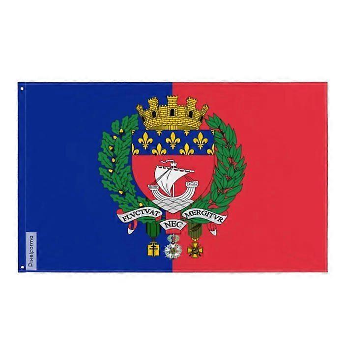 Flag Paris – 192 x 288 cm – Polyester – Metal eyelets – Durable