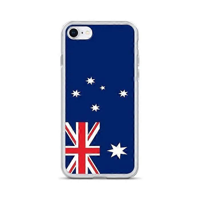 Phone Case - PIXELFORMA - iPhone 7 - Australia Flag - Transparent Plastic - TPU