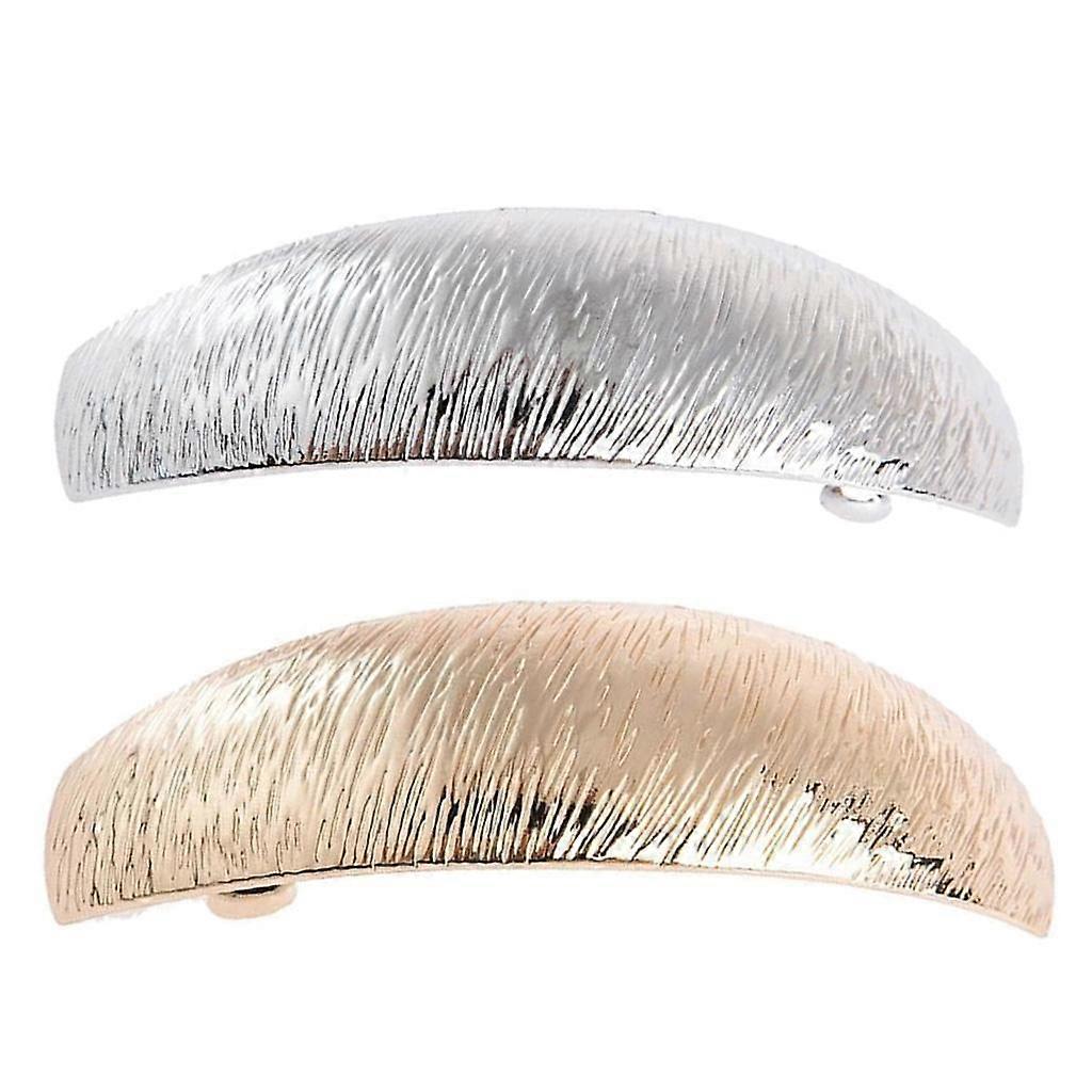 2x rectangle français barrette dames fille clip accessoires