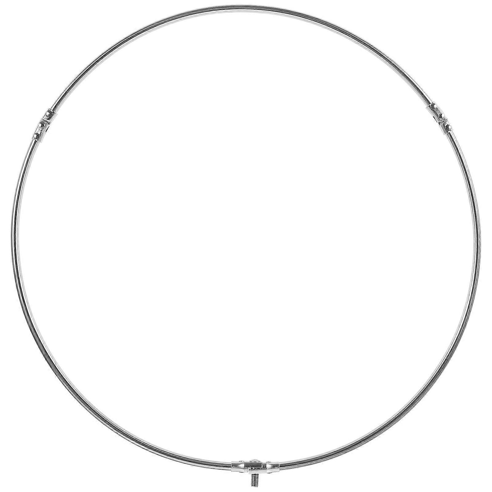 Stainless Steel Fishing Net Ring for Crab Fishing – Compact, Portable, Hollow Design