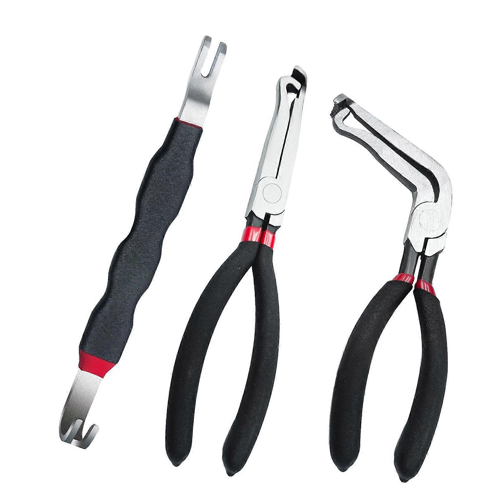 3 件电气断开钳，37980 电连接器断开钳，汽车维修电连接器分离器