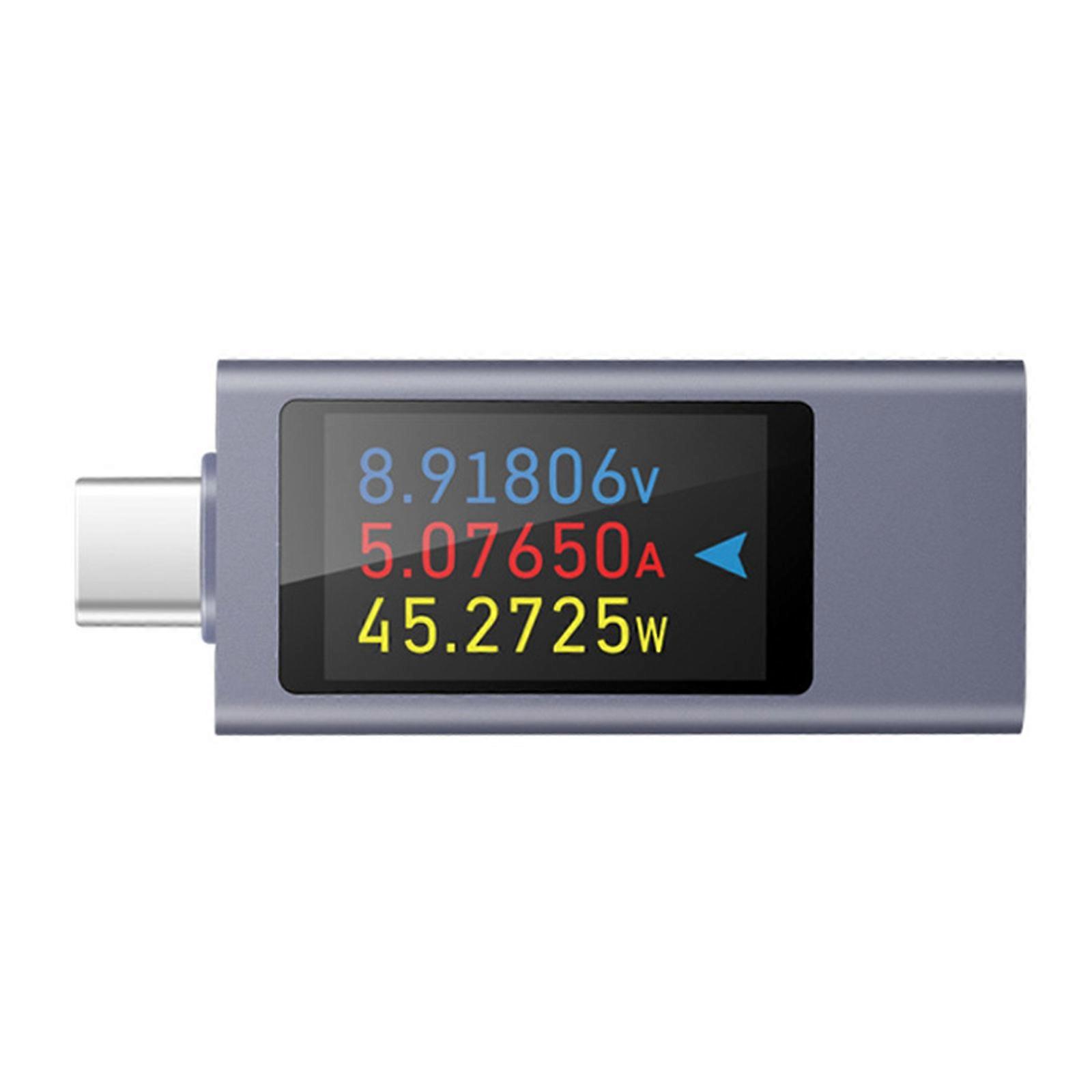 Upgrades Type C Charging Analyzers Convenient Type C Tester User Friendly Charge Test Ensure Safe & Efficient Charging Multicolor