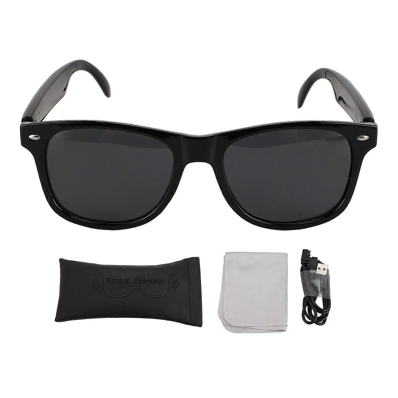 Smart Glasses with AI Voice Music Calling Touch Control Sensor Stereo Sound Smart Bluetooth Glasses for Office Outdoor Home