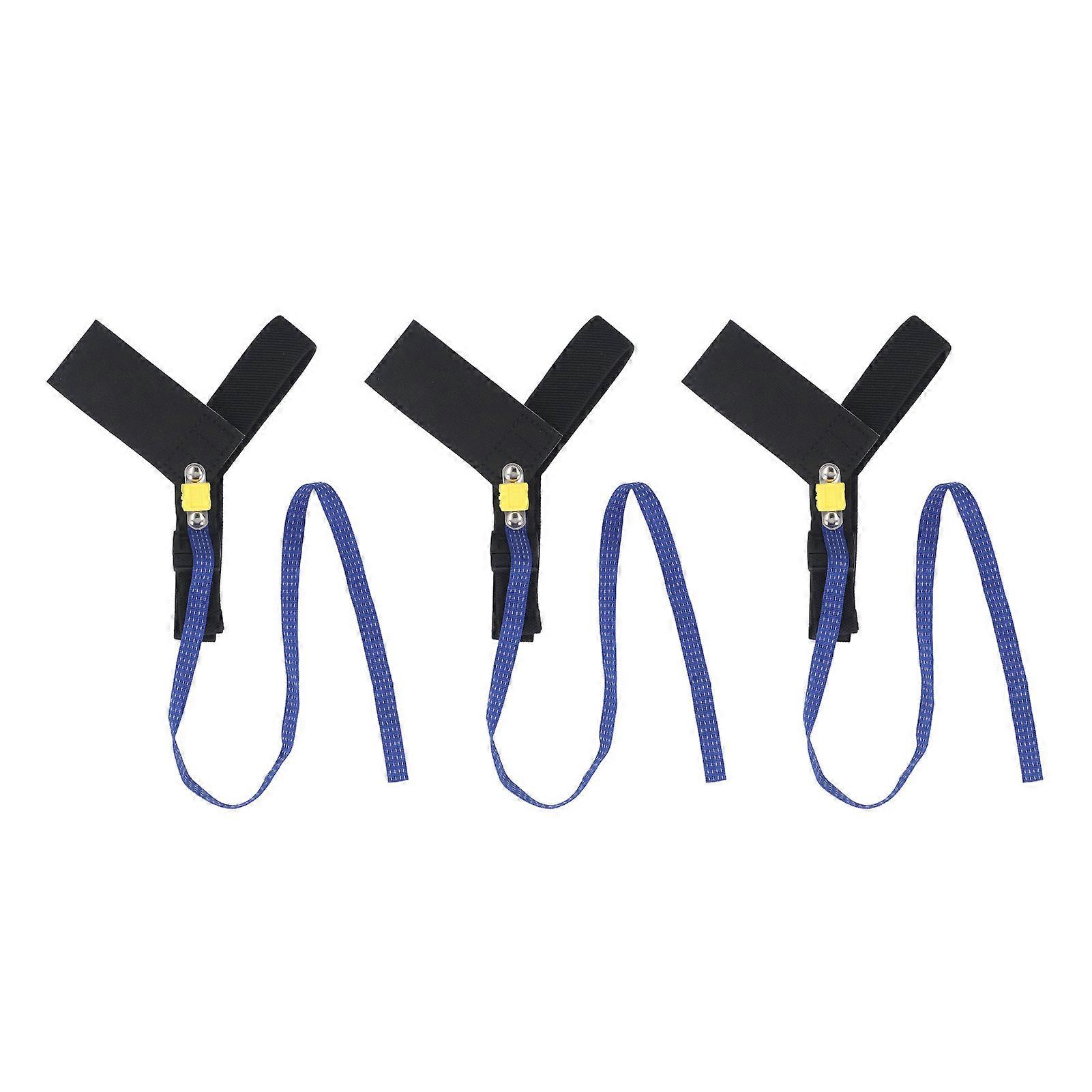 3pcs Anti Static ESD Foot Heel Straps Adjustable One Size Fits All Reversed Removing Static Prevent Electric Shock Anti Static Heel Straps Grounder