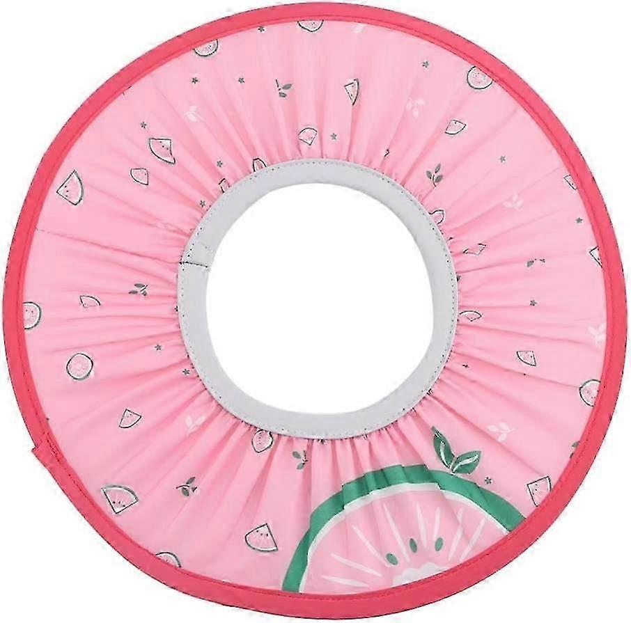 High Elasticity Waterproof Shampoo Cap for Babies, Suitable for Various Brands, Pink Color Design