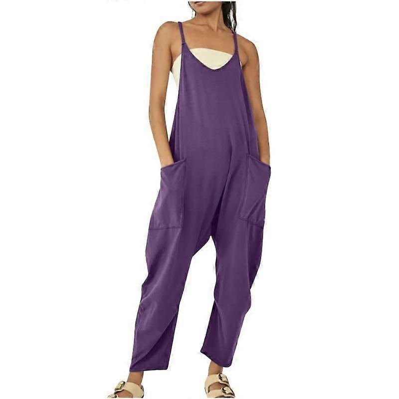 Women's Halter Romper Summer Relaxed Casual Pants Shopping Lazy Style