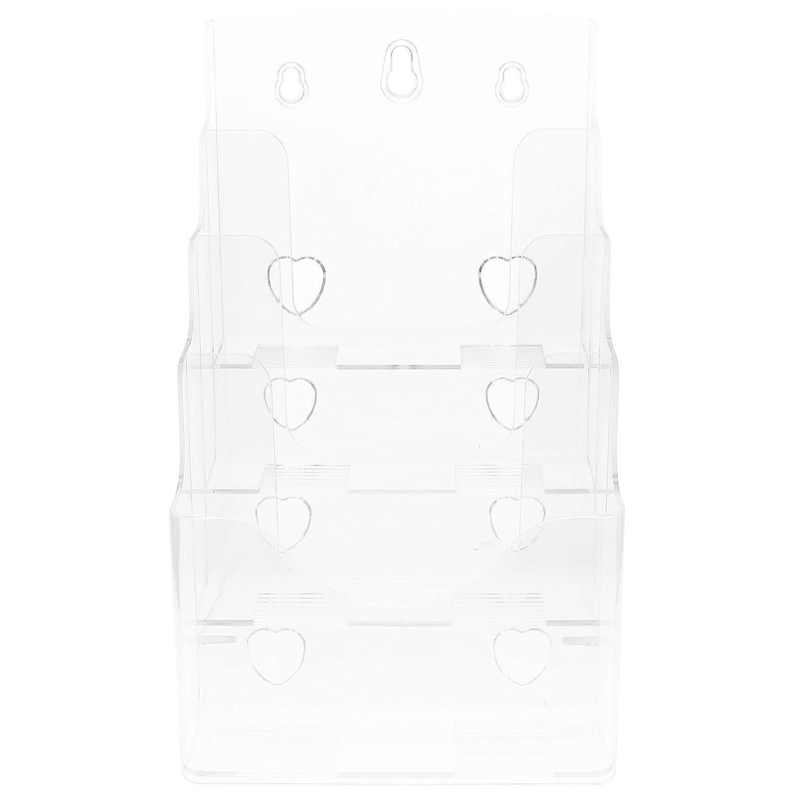 Office Documents Storage Stand A5 Paper Files Storage Rack Multi-layer Brochure Display Rack