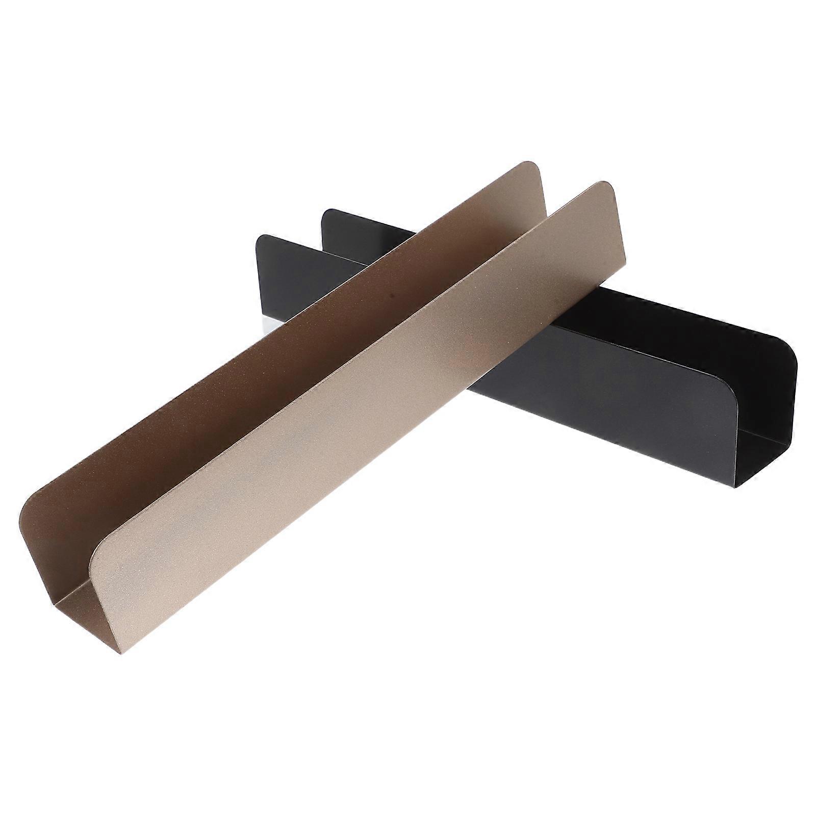 2Pcs U Shaped Biscuit Molds Baking Tools (Gold, Black)