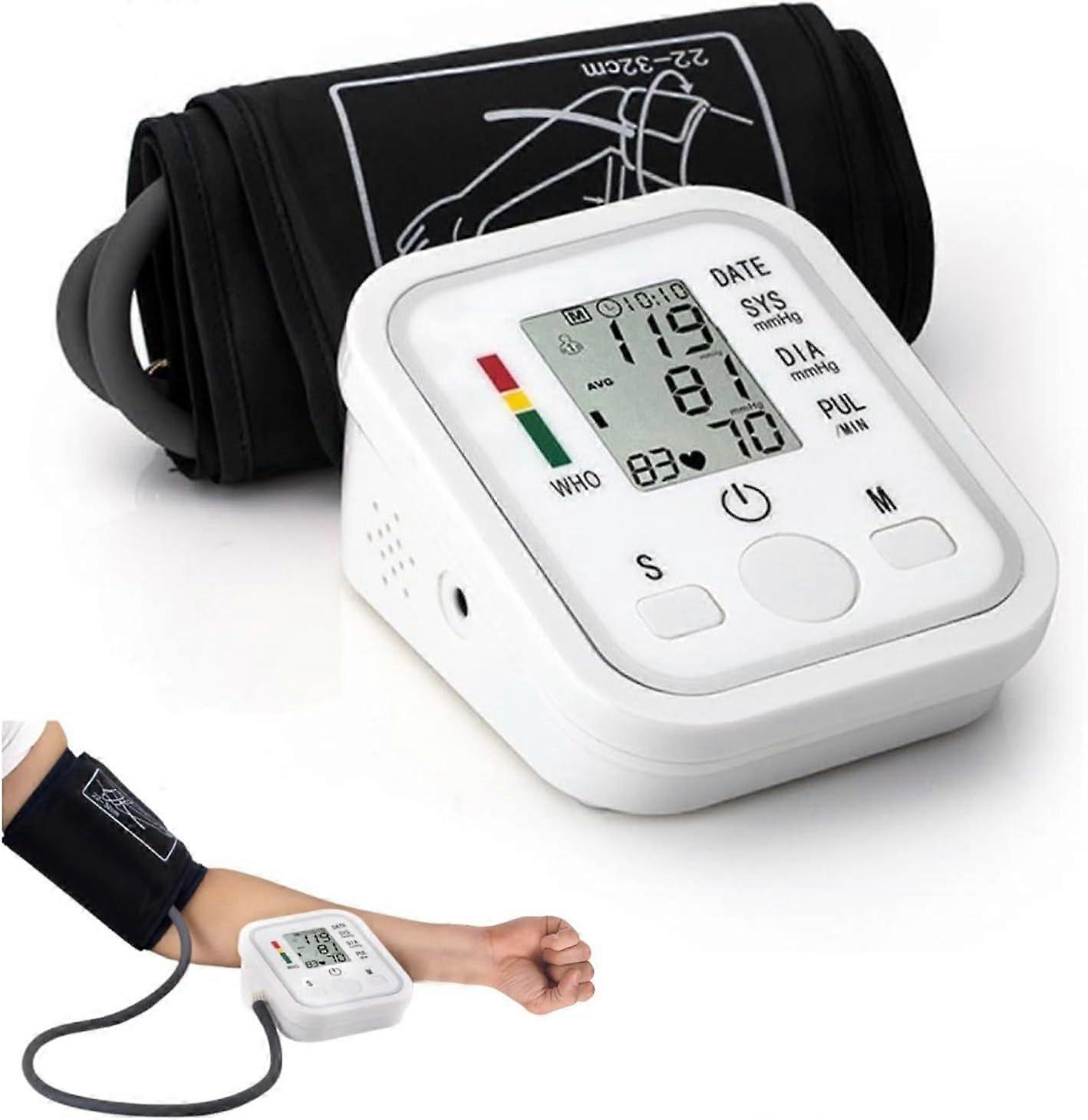 2025 Latest Model Blood Pressure Monitor Automatic Digital LCD Display Upper Arm