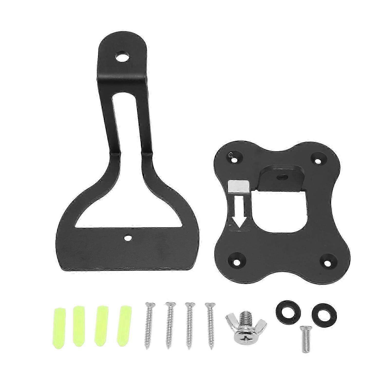 Speaker Wall Mount Bracket Thicken Metal Rotatable Stable Space Saving Wireless Speaker Accessory for Compatible Wireless Speakers Black